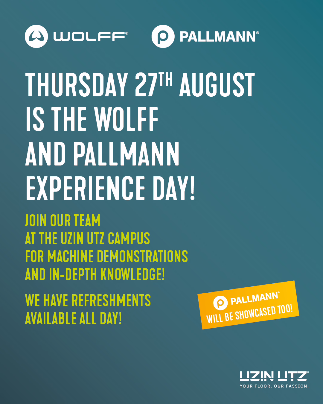 WOLFF & Pallmann Experience Day: